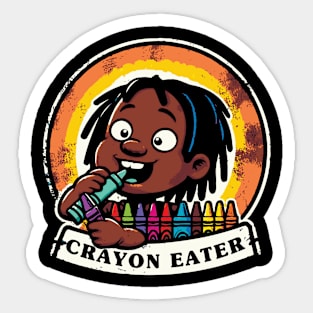 Crayon Eater Sticker